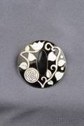 Jugendstil Enamel Brooch Wiener Werkstatte