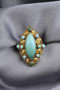 14kt Gold and Turquoise Ring