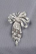 Platinum and Diamond Brooch Cartier