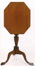 Philadelphia mahogany candlestand ca 1790