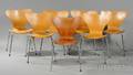 Seven Arne Jacobsen Chairs