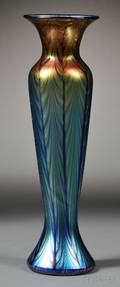 Lundberg Studios Blue Splash Vase