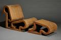 Frank Gehry Design Cardboard Chair and Ottoman