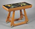 Vladimir Kagan Tea Table with Tile Top