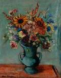 Helen Alton Farnsworth Sawyer American 19001999 Bouquet with Sunflowers