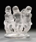 Lalique Cherub Figural Group