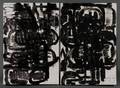 Donald C Kelley American b 1928 Two Works Abstract Monochromatic
