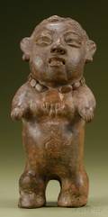 PreColumbian Pottery Female Figure