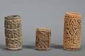 Three PreColumbian Pottery Stamps