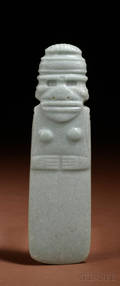 PreColumbian Carved Jade Celt