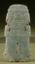 PreColumbian Carved Jade Figure