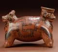 PreColumbian Painted Effigy Vessel