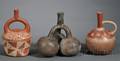 Three PreColumbian Pottery Vessels