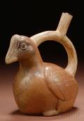 PreColumbian Stirrup Spout Pottery Vessel