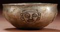 PreColumbian Embossed Silver Bowl