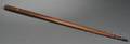 Polynesian Carved Wood and Metal Walking Stick