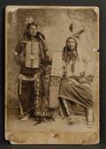 Large Format Photograph of Two Lakota Men