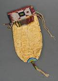 Central Plains Beaded Hide Bladder Bag