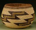 Northern California Twined Basketry Bowl