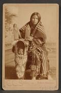 Cabinet Card of a Southern Plains Woman and Child