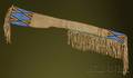 Plains Beaded Hide Rifle Scabbard