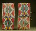 Pair of Plains Painted Parfleche Envelopes