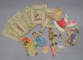 Group of Assorted Paper Dolls and Twentyfive 192425 Issues of Needlepoint Magazine