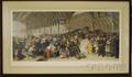 Henry Graves  Co Handcolored Steel Engraving The Railway Station