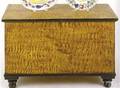 Pennsylvania painted pine blanket chest ca 1830