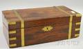 Brassmounted Rosewood Veneer Lap Desk