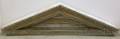 Whitepainted Architectural Wooden Peaked Cornice