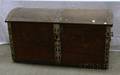 Dutch Ironmounted Wooden Dometop Trunk