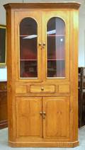 Countrystyle Glazed Pine Corner Cupboard