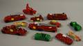 Group of Painted Metal and Rubber Motor Vehicle Toys