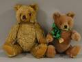 Two Steiff Reproduction Original Teddy Bears
