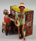 Ferdinand Strauss Corporation Ham and Sam The Minstrel Team Tin Windup Toy