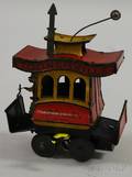 Toonerville Trolley Lithographed Windup Toy