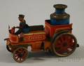 217 Milk Delivery Truck Lithographed Tin Windup Toy