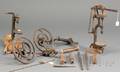 Two Iron and Steel Handwheels and Two Drill Presses