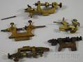 Five Small Brass Swiss Turns