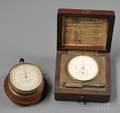 Two Brass and Steel Dial Gauges