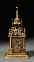 Gilt Renaissancestyle Table Clock