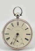 Silver Consular Case Massey Lever Watch by Massey and Windham