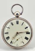 Silver Consular Case Single Roller Watch by Richard Hornby