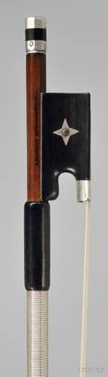 Silver Mounted Violin Bow Franz Albert Nurnberger II