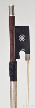 Silver Mounted Violin Bow Franz Albert Nurnberger II c 1920
