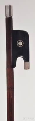 French Silver Mounted Violin Bow