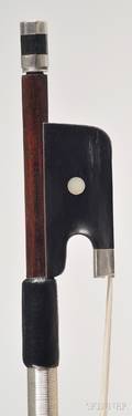 Silver Mounted Violoncello Bow Albert Nurnberger