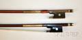 Two Nickel Mounted Violin Bows