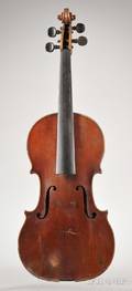 French Violin Probably Nicolas Workshop Mirecourt c 1890